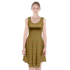 Christmas Trees Pattern Racerback Midi Dress by Nexatart