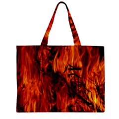 Fire Easter Easter Fire Flame Zipper Mini Tote Bag by Nexatart