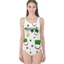 St. Patrick s day pattern One Piece Swimsuit View1