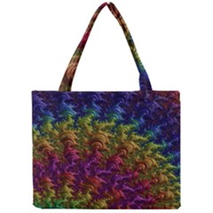 Fractal Art Design Colorful Mini Tote Bag by Nexatart