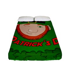 St  Patrick s Day Fitted Sheet (full/ Double Size) by Valentinaart