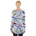 Colorful audio cables Women s Tie Up Tee View2