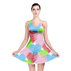 Holidays Occasions Valentine Reversible Skater Dress by Nexatart