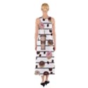 Donuts and coffee pattern Sleeveless Maxi Dress View2