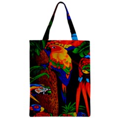 Parrots Aras Lori Parakeet Birds Zipper Classic Tote Bag by Nexatart