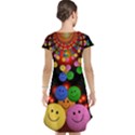 Smiley Laugh Funny Cheerful Cap Sleeve Nightdress View2