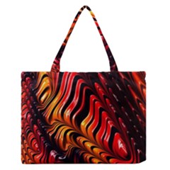 Abstract Fractal Mathematics Abstract Medium Zipper Tote Bag by Amaryn4rt