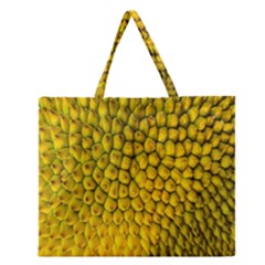 Jack Shell Jack Fruit Close Zipper Large Tote Bag by Amaryn4rt