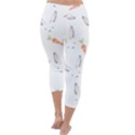 Rabbit Carrot Pattern Weft Step Capri Winter Leggings  View4