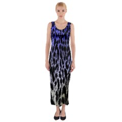 Fabric Animal Motifs Fitted Maxi Dress by Amaryn4rt