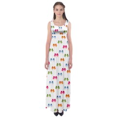 Pattern Birds Cute Design Nature Empire Waist Maxi Dress by Amaryn4rt