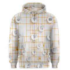 Icon Media Social Network Men s Zipper Hoodie by Amaryn4rt