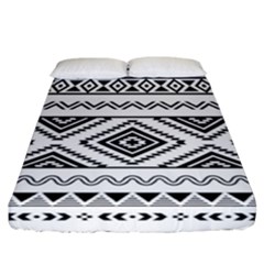 Aztec Pattern Fitted Sheet (california King Size) by Amaryn4rt