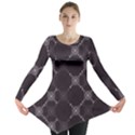 Abstract Seamless Pattern Long Sleeve Tunic  View1