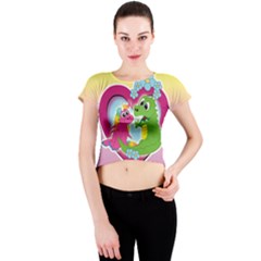 Best Friends Crew Neck Crop Top by RespawnLARPer