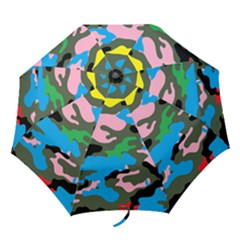 Rainbow Camouflage Folding Umbrellas by boho