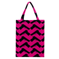 Pink Gun Classic Tote Bag by boho