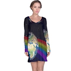 Earth Long Sleeve Nightdress by boho