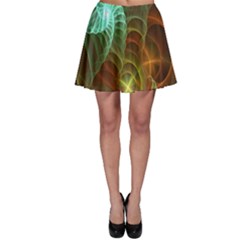 Art Shell Spirals Texture Skater Skirt by Simbadda