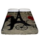 Love letter - Paris Fitted Sheet (King Size) View1