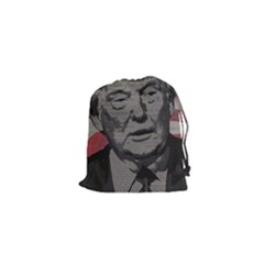 Trump Drawstring Pouches (xs)  by Valentinaart