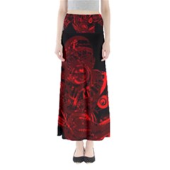 Warrior - Red Maxi Skirts by Valentinaart