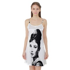 Audrey Hepburn Satin Night Slip by Valentinaart