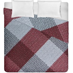 Textile Geometric Retro Pattern Duvet Cover Double Side (king Size) by Simbadda