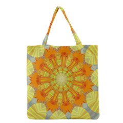 Sunshine Sunny Sun Abstract Yellow Grocery Tote Bag by Simbadda