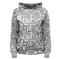 These Flowers Need Colour! Women s Pullover Hoodie by Simbadda