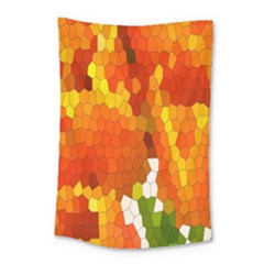 Mosaic Glass Colorful Color Small Tapestry by Simbadda