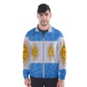 Argentina Texture Background Wind Breaker (Men) View1