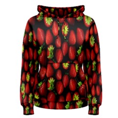 Berry Strawberry Many Women s Pullover Hoodie by Simbadda