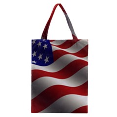 Flag United States Stars Stripes Symbol Classic Tote Bag by Simbadda