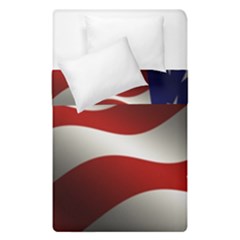 Flag United States Stars Stripes Symbol Duvet Cover Double Side (single Size) by Simbadda