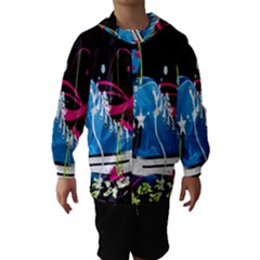 Sneakers Shoes Patterns Bright Hooded Wind Breaker (kids) by Simbadda