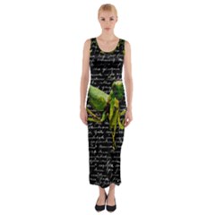 Mantis Fitted Maxi Dress by Valentinaart