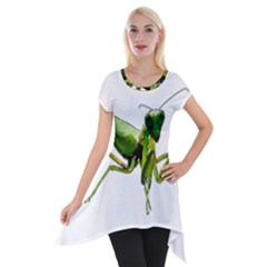 Mantis Short Sleeve Side Drop Tunic by Valentinaart