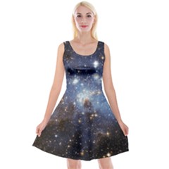 Large Magellanic Cloud Reversible Velvet Sleeveless Dress by SpaceShop