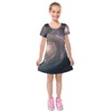 Whirlpool Galaxy And Companion Kids  Short Sleeve Velvet Dress View1