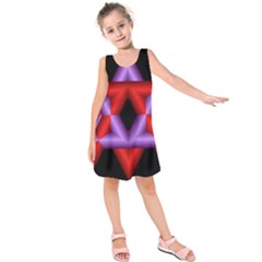 Star Of David Kids  Sleeveless Dress by Simbadda