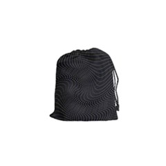 Distorted Net Pattern Drawstring Pouches (xs)  by Simbadda