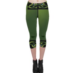 Celtic Corners Capri Leggings  by Simbadda