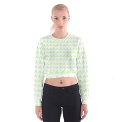 Shamrock Irish St Patrick S Day Women s Cropped Sweatshirt by Simbadda