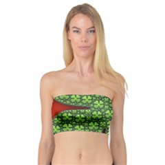 Shamrock Irish Ireland Clover Day Bandeau Top by Simbadda