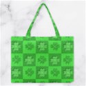 Fabric Shamrocks Clovers Medium Tote Bag View1