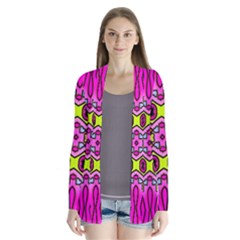 Love Hearths Colourful Abstract Background Design Cardigans by Simbadda