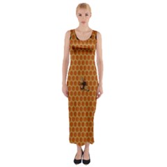 The Lonely Bee Fitted Maxi Dress by Amaryn4rt