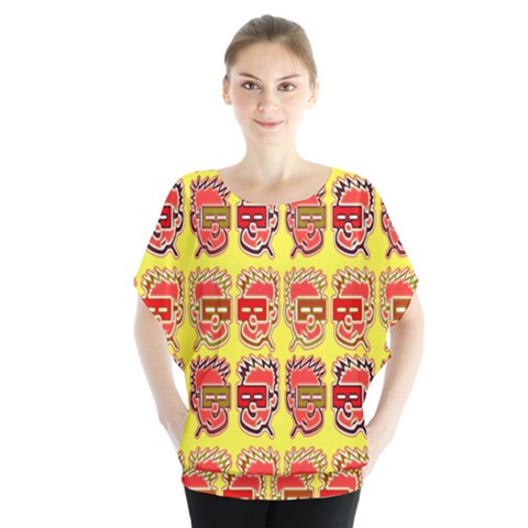 Funny Faces Blouse by Amaryn4rt