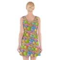 Fishes Cartoon V-Neck Sleeveless Skater Dress View2